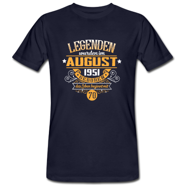 Geburtstag Geschenk Mann T-Shirt - 70. Geburtstag Männer Herren