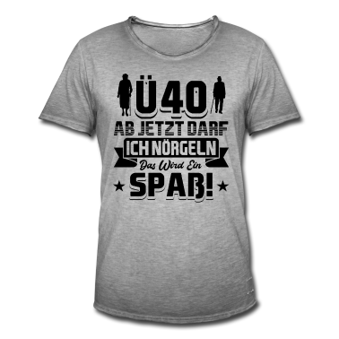 Geburtstag Geschenk Mann T-Shirt - 40 Geburtstag Mann
