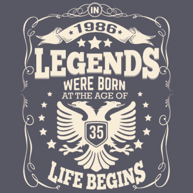 Motiv jahrgang 1986 Geburtstag Männer und Frauen