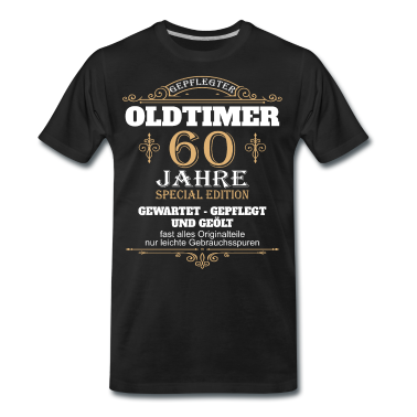 Geburtstag Geschenk Mann T-Shirt - 60 Geburtstag Mann 60 Jahre 60er Geschenk Männer