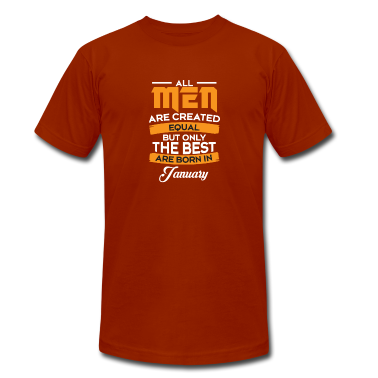 Geburtstag Geschenk Mann T-Shirt - Geschenk Man - Männer - Vater Geburtstag Januar