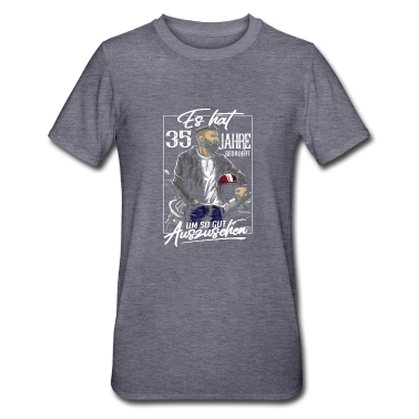 Geburtstag Geschenk Mann T-Shirt - 35. Geburtstag Männer Rocker Biker