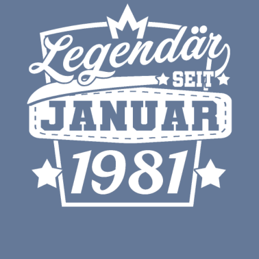 Motiv Januar 1981 Geburtstag Männer Frauen