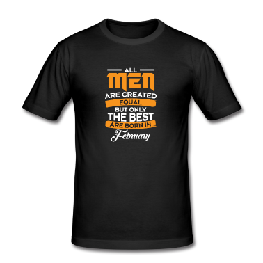 Geburtstag Geschenk Mann T-Shirt - Geschenk Man - Männer - Vater Geburtstag Februar
