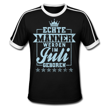 Geburtstag Geschenk Mann T-Shirt - Echte Männer werden im Juli geboren Geburtstag