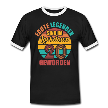 Geburtstag Geschenk Mann T-Shirt - 20.Geburtstag Mann Retro Geschenk