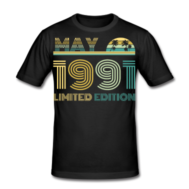Geburtstag Geschenk Mann T-Shirt - 30. Geburtstag Männer Mai 1991
