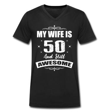 Geburtstag Geschenk Mann T-Shirt - Ehefrau 50 Geschenkidee Geburtstag Mann Design