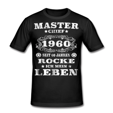 Geburtstag Geschenk Mann T-Shirt - 60. Geburtstag Mann Master chief