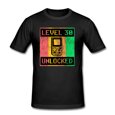 Geburtstag Geschenk Mann T-Shirt - 30. Geburtstag Mann Level 30 Jahre Männer 1991