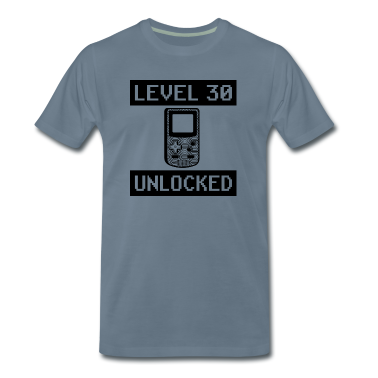 Geburtstag Geschenk Mann T-Shirt - 30. Geburtstag Mann Level 30 Jahre Männer 1991