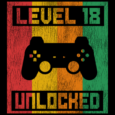 Motiv 18. Geburtstag Mann Level 18 Jahre Männer 2003