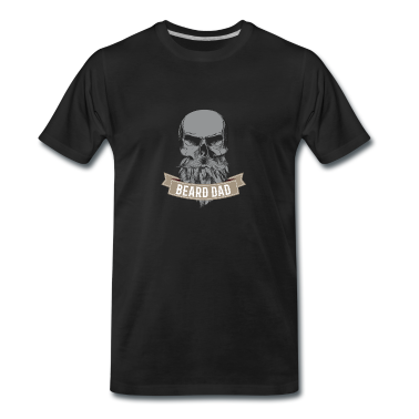 Geburtstag Geschenk Mann T-Shirt - Bart Totenkopf Barber Geschenk Geburtstag Mann