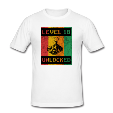 Geburtstag Geschenk Mann T-Shirt - 18. Geburtstag Mann Level 18 Jahre Männer 2003