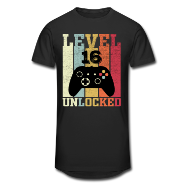 Geburtstag Geschenk Mann T-Shirt - Herren 16. Geburtstag Mann 16 Jahre Level 16 Männe