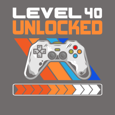 Motiv 40. Geburtstag Männer Geburtstag Gamer Gaming