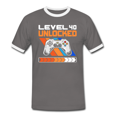 Geburtstag Geschenk Mann T-Shirt - 40. Geburtstag Männer Geburtstag Gamer Gaming