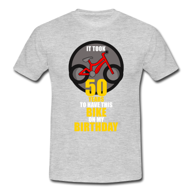 Geburtstag Geschenk Mann T-Shirt - 50. Geburtstag Männer Frauen Fahrrad