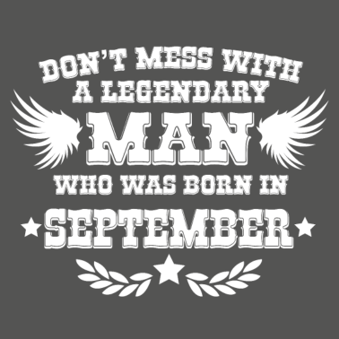 Motiv Man born in September Geburtstag Geschenk Mann