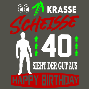 Motiv Sprüche Geburtstag Mann Gut aussehen 40