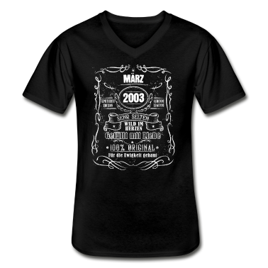 Geburtstag Geschenk Mann T-Shirt - 18.Geburtstag Mann März 2003 Geschenk