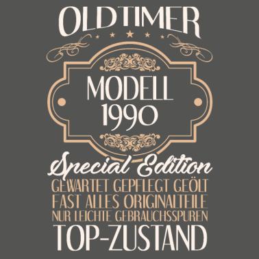 Motiv Mann 30. Geburtstag Männer Oldtimer Modell 1990