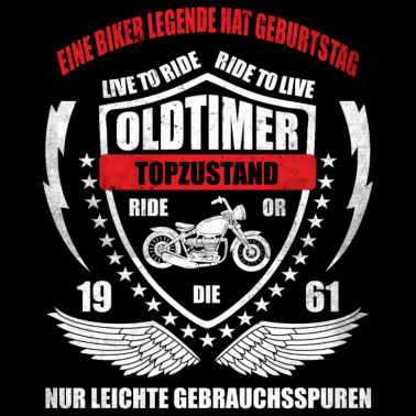 Motiv 60 Geburtstag Mann Geschenk Biker Legende Oldtimer