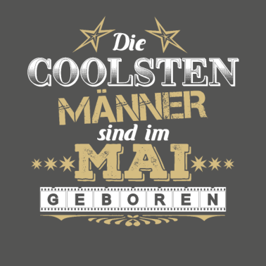 Motiv Geburtstag Männer im Mai coole Geschenkidee