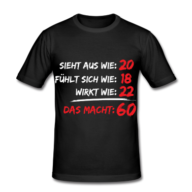 Geburtstag Geschenk Mann T-Shirt - 60. Geburtstag Männer Frauen Geschenk