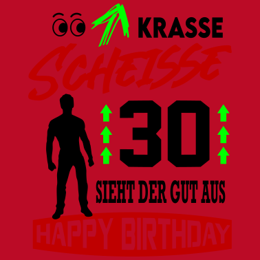 Motiv Sprüche Geburtstag Mann Gut aussehen 30