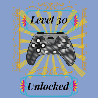 Motiv Herren 30. Geburtstag Männer Level 30 Jahre Mann