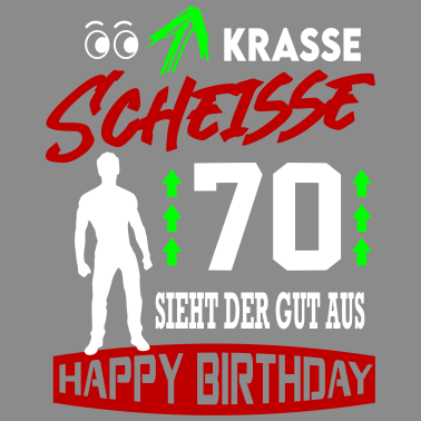 Motiv Sprüche Geburtstag Mann Gut aussehen 70