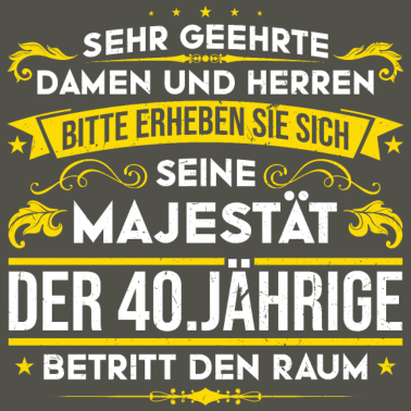 Motiv 40.Geburtstag Mann Frau Geschenk