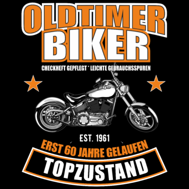 Motiv 60. Geburtstag Mann Biker Geschenk witzig Motorrad