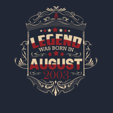 Motiv Jahrgang 2003 August 18. Geburtstag Männer Frauen