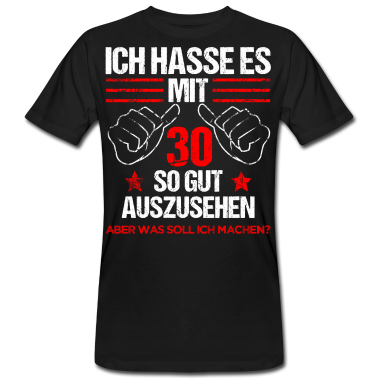 Geburtstag Geschenk Mann T-Shirt - 30. Geburtstag 30 jährigen Mann & Frau