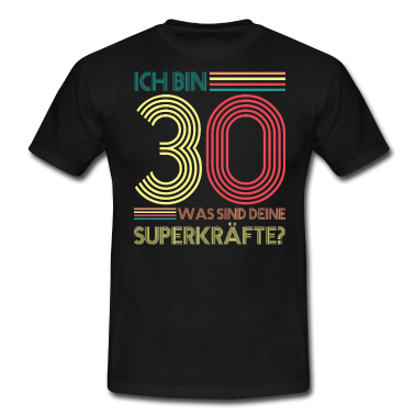 Geburtstag Geschenk Mann T-Shirt - 30.Geburtstag Mann Retro Geschenk