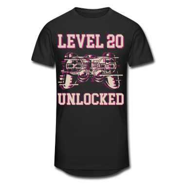 Geburtstag Geschenk Mann T-Shirt - 20.Geburtstag Mann - Level 20 Unlocked
