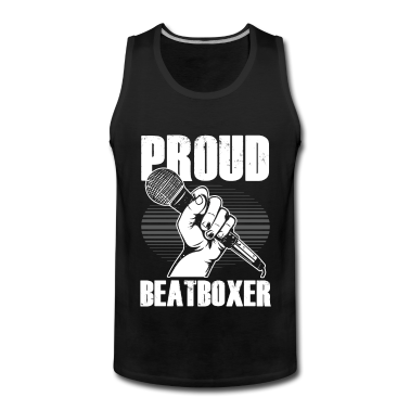 Geburtstag Geschenk Mann Tank Top - Stolzer Beatboxer Mikrofon Rap Hiphop DJ Geschenk