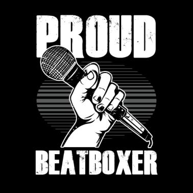 Motiv Stolzer Beatboxer Mikrofon Rap Hiphop DJ Geschenk