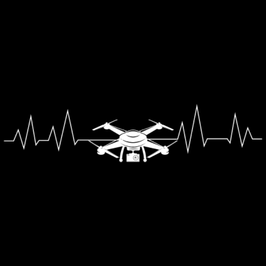 Motiv Drohne Herzschlag Lustig Geschenk Fun Fliegen