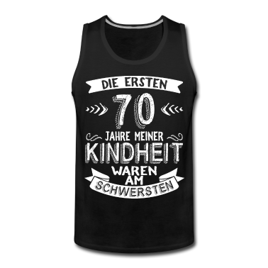 Geburtstag Geschenk Mann Tank Top - 70 Geburtstag Mann