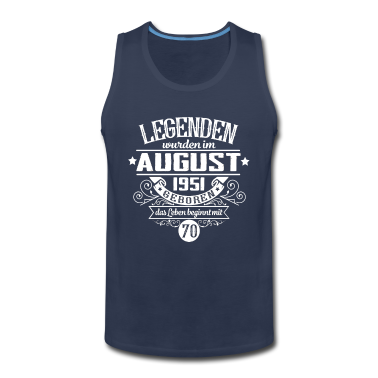 Geburtstag Geschenk Mann Tank Top - 70. Geburtstag Männer Herren