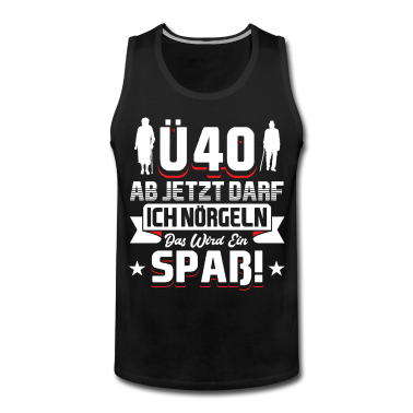 Geburtstag Geschenk Mann Tank Top - 40 Geburtstag Mann