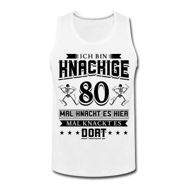 Geburtstag Geschenk Mann Tank Top - 80 Geburtstag Mann