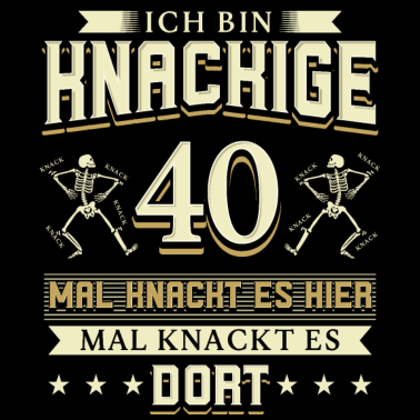 Motiv 40 Geburtstag Mann