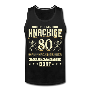 Geburtstag Geschenk Mann Tank Top - 80 Geburtstag Mann