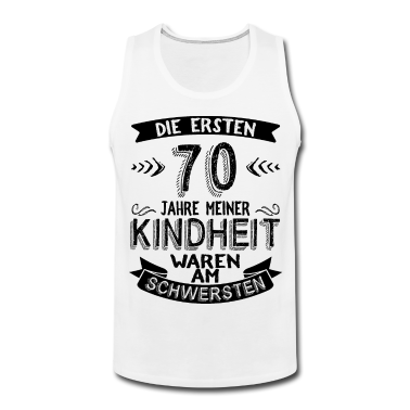 Geburtstag Geschenk Mann Tank Top - 70 Geburtstag Mann