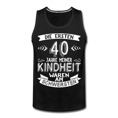 Geburtstag Geschenk Mann Tank Top - 40 Geburtstag Mann