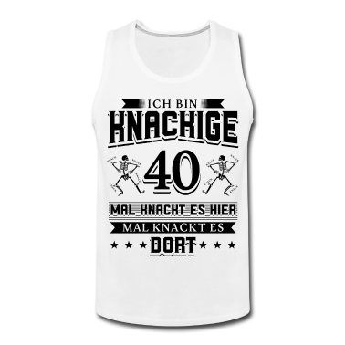 Geburtstag Geschenk Mann Tank Top - 40 Geburtstag Mann